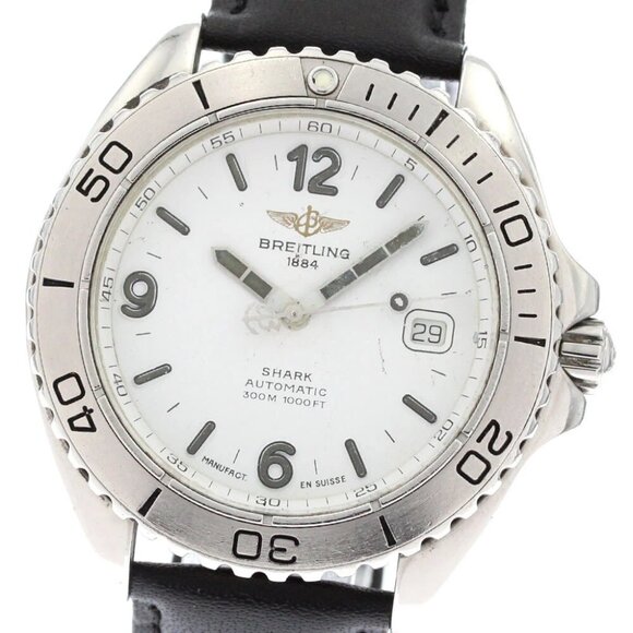 BREITLING Shark A17605 Date white Dial Automatic Men's Watch_863676 - Picture 1 of 5